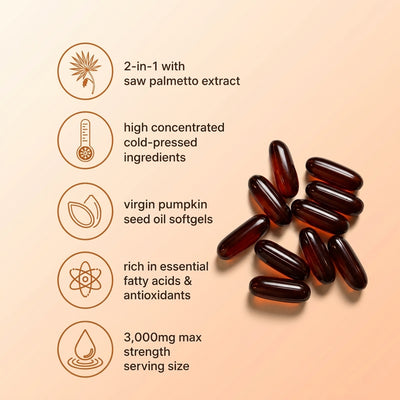 Pumpkin Seed Oil Softgels - Nuvera Labs®